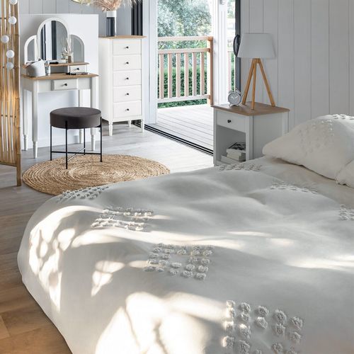 Pościel Vilma bawełniana biała na Arena.pl