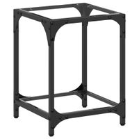 Stolik kawowy z przezroczystym, szklanym blatem, 30x30x40 cm