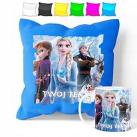 ZESTAW: KUBEK + POSZEWKA - KRAINA LODU FROZEN - PREZENT WIELE WZORÓW + IMIĘ