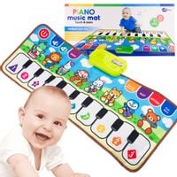 MATA MUZYCZNA ZE ZWIERZĘTAMI EDUKACYJNA PIANINKO DLA DZIECI DUŻE