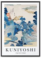 Plakat w ramce Utagawa Kuniyoshi 61x91 cm w czarnej ramie