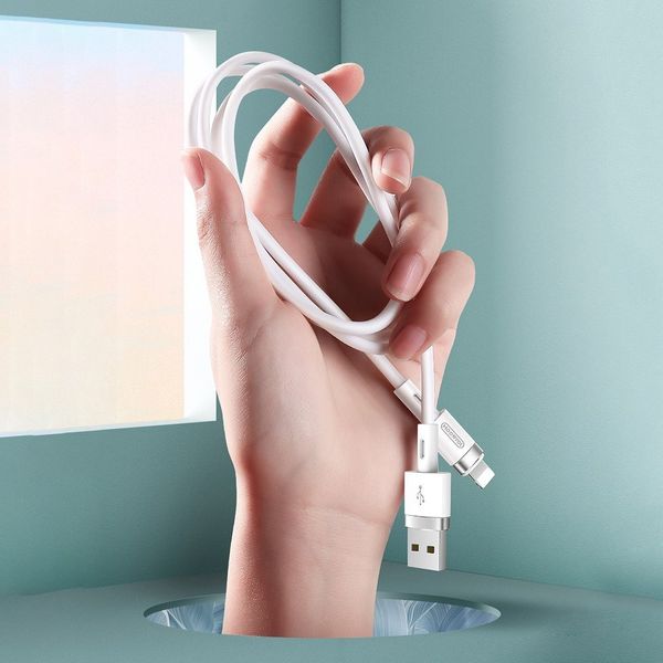 Kabel przewód do iPhone USB - Lightning 2.4A 1.2m biały zdjęcie 3
