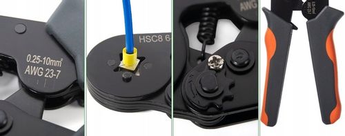 ZACISKARKA DO TULEJEK PRASKA KONEKTORÓW KOŃCÓWEK KABLI 1200 TULEJEK na Arena.pl