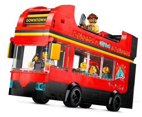 60407 - lego city - czerwony, piętrowy autokar na Arena.pl