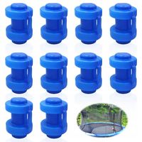 10X CZĘSCI ZAMIENNE ZAŚLEPKI DO TRAMPOLINY NAKŁADKI NA SŁUPKI SIATKA Ø 25mm