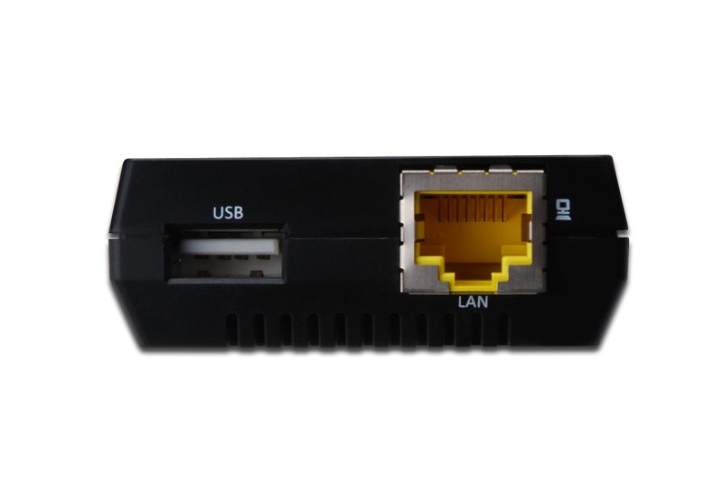Digitus | Multifunction USB Network Server | DN-13020 | Black zdjęcie 2