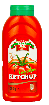 MIWEX KETCHUP ŁAGODNY 500G zdjęcie 1