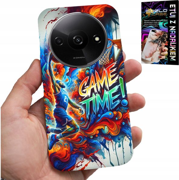 ETUI DO XIAOMI REDMI A3 - KOSZYKÓWKA NBA GAME TIME, CASE + SZKŁO zdjęcie 1