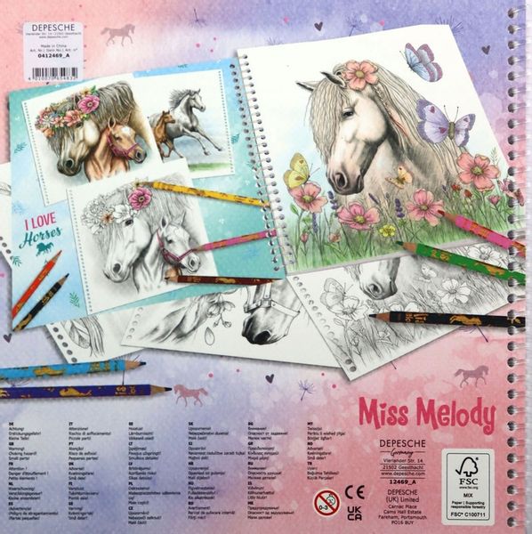 KOLOROWANKA MISS MELODY 12469A zdjęcie 2