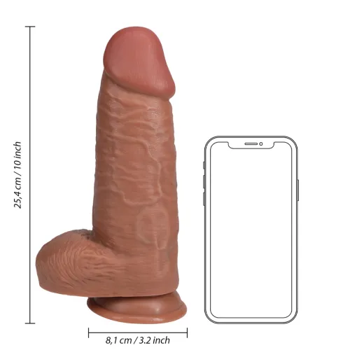 realrock model 25,4 cm - zaawansowana anatomiczna forma z przyssawką na Arena.pl