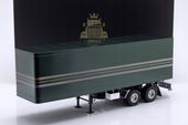 ROAD KINGS Amerykańska naczepa ciągnika siodłowego Silver/Black 1:18