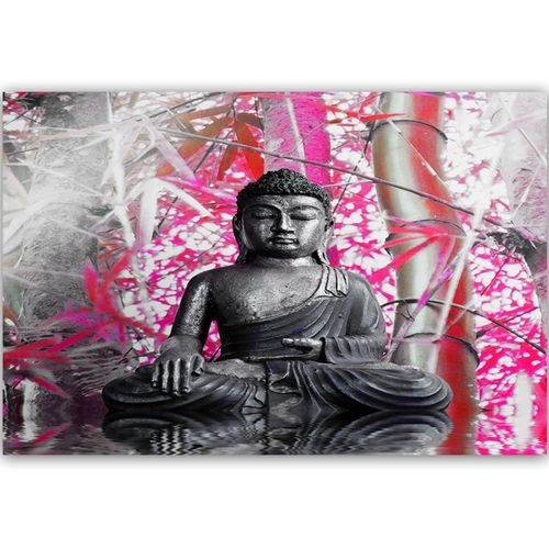 Obraz na płótnie - Canvas, Budda i bambusy 60x40 na Arena.pl