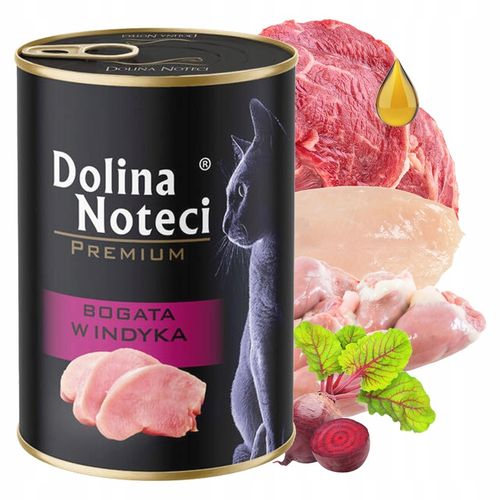 DOLINA NOTECI Premium Karma mokra dla kota Mix Smaków 12 x 400g bezzbożowa na Arena.pl
