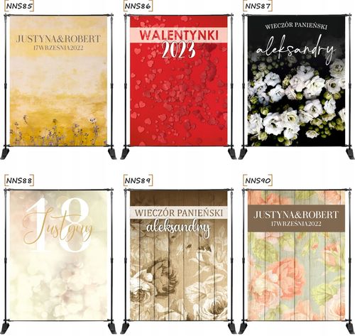 TŁO ścianka FOTO osiemnaste urodziny + TWOJE IMIĘ na Arena.pl