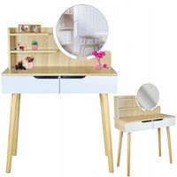 toaletka z lustrem scandi kosmetyczna skandynawska