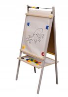 TABLICA MAGNETYCZNA DWUSTRONNA DREWNIANA