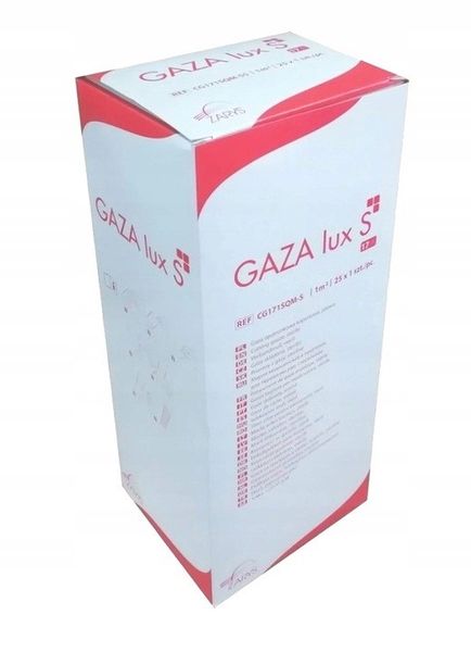 Gaza opatrunkowa miękka delikatna chłonna LUX S 17N 1m2 jałowa a'25 zdjęcie 1