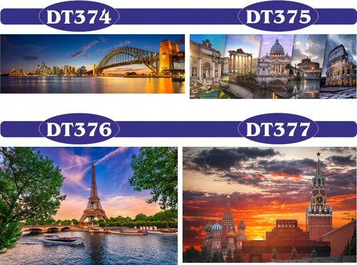 FOTOTAPETA 3D uliczka miasta mosty Paryż Eiffla na Arena.pl