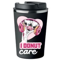 KUBEK TERMICZNY Premium czarny prezent Dzień Kobiet I DONUT CARE KT_430_cz