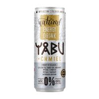 YABU Naturalny Napój ENERGETYCZNY CHMIEL 250ml BEZ CUKRU NATURALNA KOFEINA