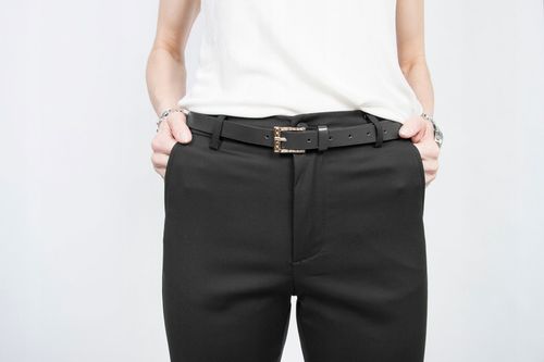 #CL ELEGANCKIE SPODNIE CYGARETKI Push-up roz.46 na Arena.pl