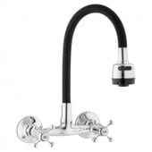 Bateria kuchenna ścienna elastyczna wylewka kran - Yoka