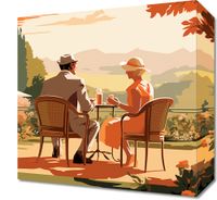 Obraz 30x30cm Retro Randka