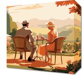 Obraz 30x30cm Retro Randka