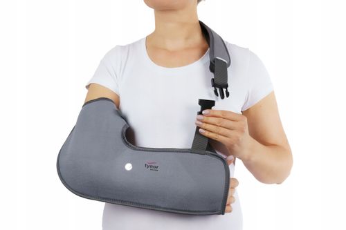 TEMBLAK RĘKI ORTEZA GIPS OCHRANIACZ na Arena.pl