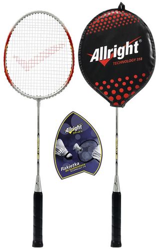Rakieta badminton Allright Technology czerwona na Arena.pl