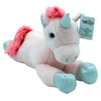 Maskotka Jednorozec Kaja lezacy rozowy 37cm