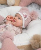 Jamiks ZORAIDA czapka dla dziewczynki pudrowy róż 46-48