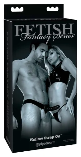 fetish fantasy series strap-on system czarny 15 cm lekko zakrzywiony na Arena.pl