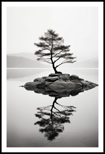 Plakat 56,6x86,4cm Samotne Drzewo na Arena.pl