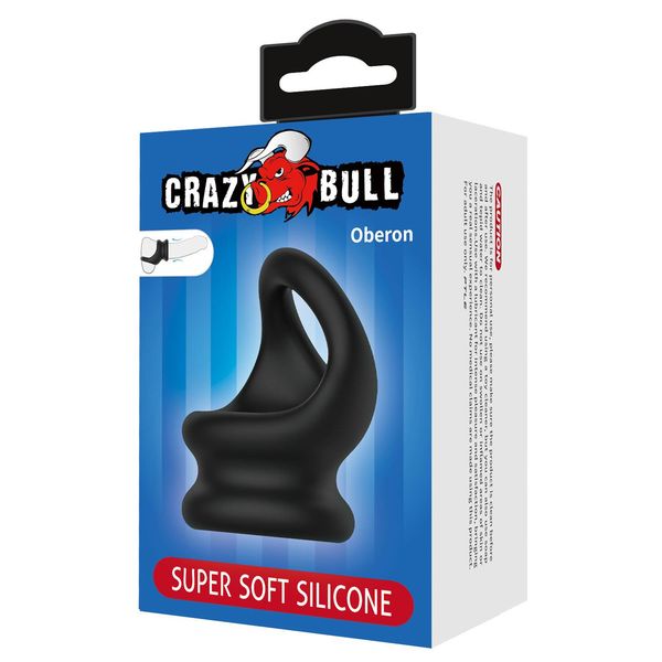 Crazy Bull Oberon – Super Soft Silicone Cock Ring zdjęcie 6