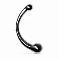 sinner gear the curvey metalowy stimulator punktowy, dwustronny, srebrny