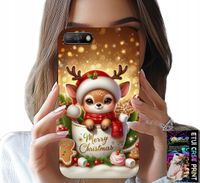 ETUI DO HUAWEI Y6 2018 - RENIFEREK SŁODKI RENIFER ŚWIĄTECZNE WZÓR