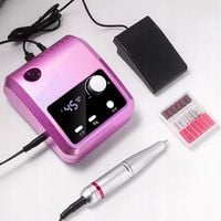 FREZARKA DO PAZNOKCI Do Manicure MOCNA + FREZY 45000RPM PEDICURE 204