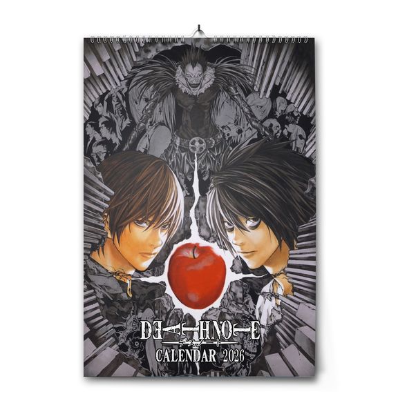 Kalendarz Death Note 2026 A3 zdjęcie 1