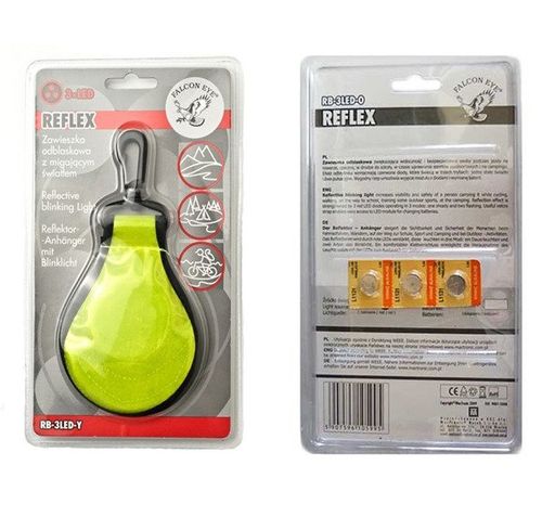 Odblask REFLEX żółty - 3 diody na Arena.pl