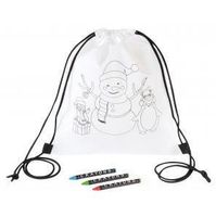 Plecak do kolorowania COLOURFUL SNOWMAN, COLOURFUL SNOWMAN