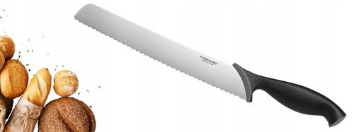FISKARS NÓŻ DO CHLEBA KROJENIA PIECZYWA DŁUGI OSTRY ZĄBKOWANY 23cm na Arena.pl