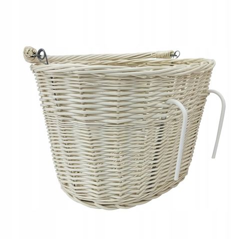 KOSZYK PRZEDNI NA ROWER ZAKUPY DUŻY KOSZ WIKLINOWY ROWEROWY STYLOWY Z1 na Arena.pl