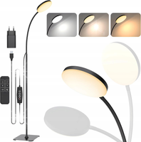 LAMPA STOJĄCA PODŁOGOWA Z PILOTEM 3 KOLORY 10 POZIOMÓW JASNOŚCI ELEGANCKA