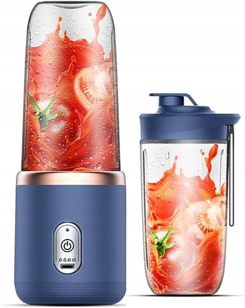 BLENDER KIELICHOWY PRZENOŚNY BEZPRZEWODOWY KEMPING 400ML 2 KUBKI zdjęcie 7