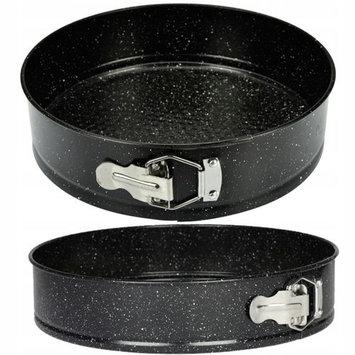 TORTOWNICA OKRĄGŁA 26 CM CZARNA DO CIASTA na Arena.pl