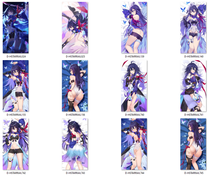 Dakimakura Honkai: Star Rail - Seele DO WYBORU 90x45 zdjęcie 3