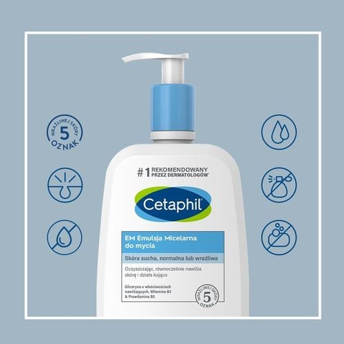 Cetaphil EM Emulsja micelarna do mycia 500 na Arena.pl
