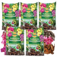 PODŁOŻE DO STORCZYKÓW ORCHIDE PLANTA KERAMZYT SUBSTRAT KORA TORF 25L