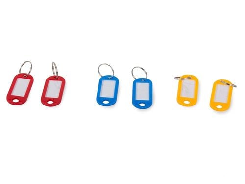 ZAWIESZKA DO KLUCZY BRELOK IDENTYFIKATOR 100 SZT na Arena.pl